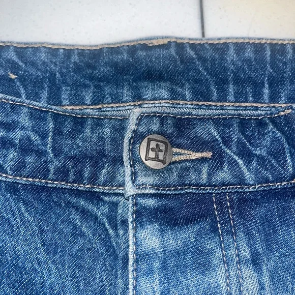 Ksubi Chitch Odyssey Denim Men's Distressed Blue Jeans Size 34